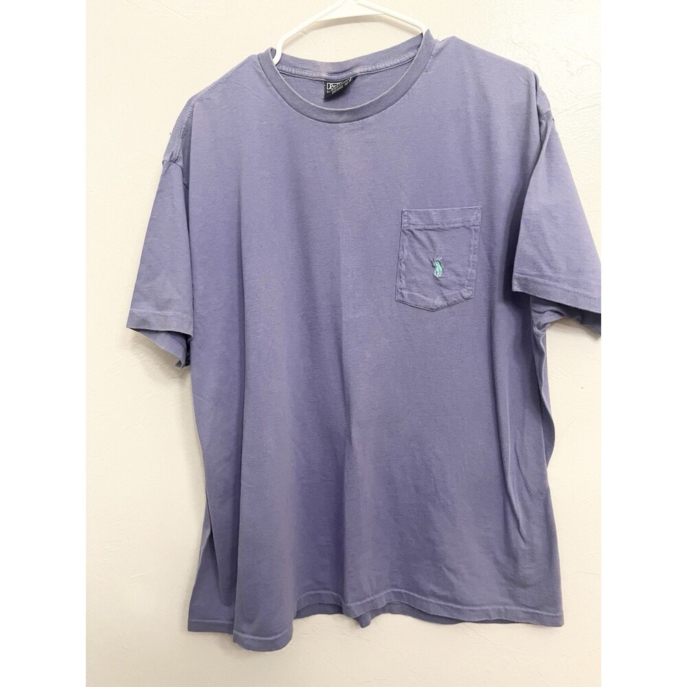 Vintage Polo by Ralph Lauren Tee Men's Purple Made In USA Single Stitch Large
